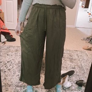 Wide Leg Linen Pants